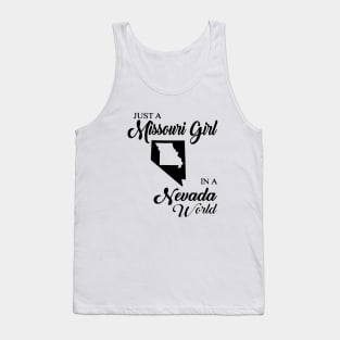 Just A Missouri Girl In A Nevada World Mom Tank Top